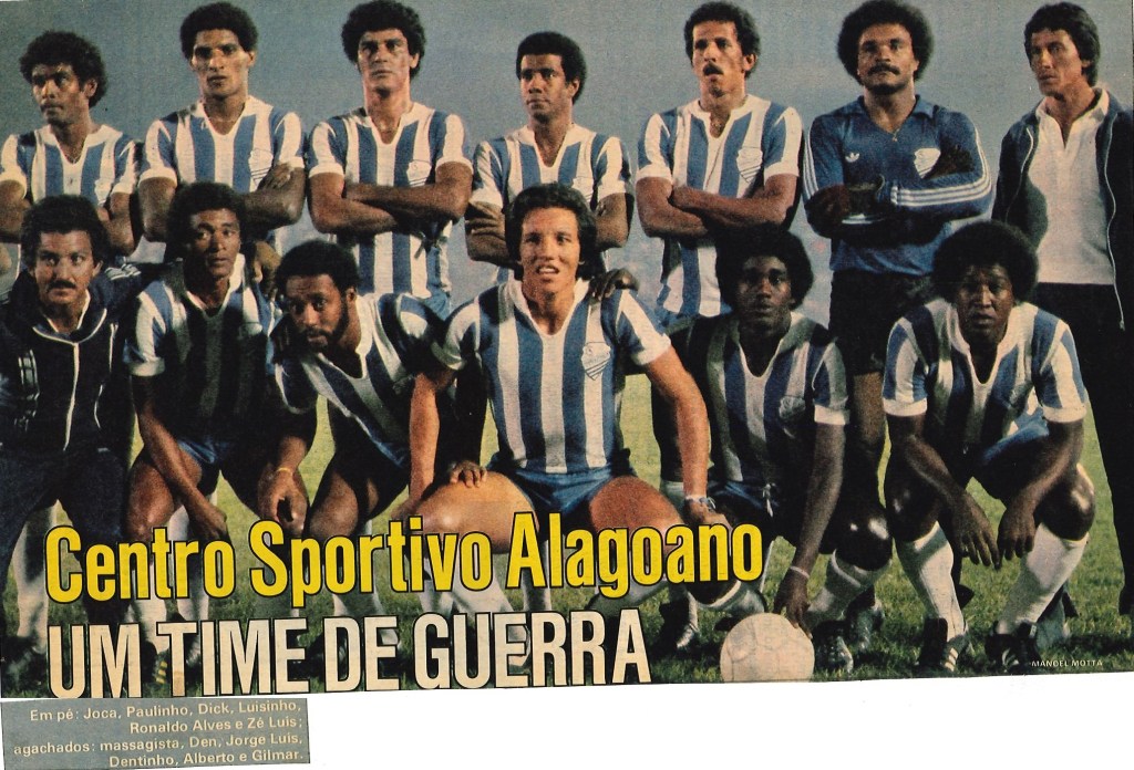 Do acervo do Professor Jefferson de Lima Sobrinho, segue o pôster do CSA (AL), publicado pela Revista Placar em 1980.